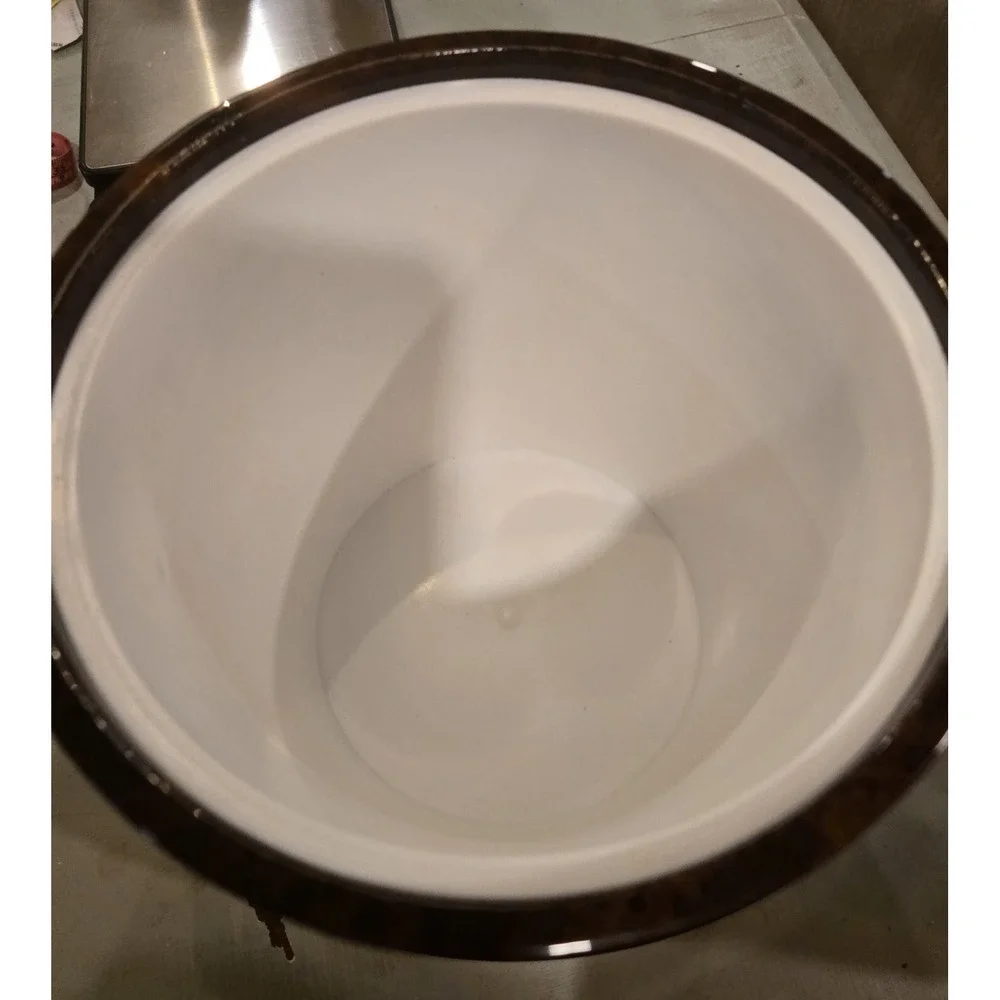 Ice‎ Bucket Padded Vinyl & Metal Vintage